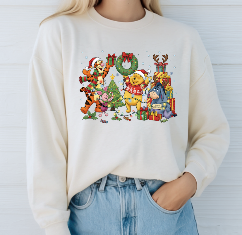 Winnie the Pooh Holiday Crewneck Sweatshirt