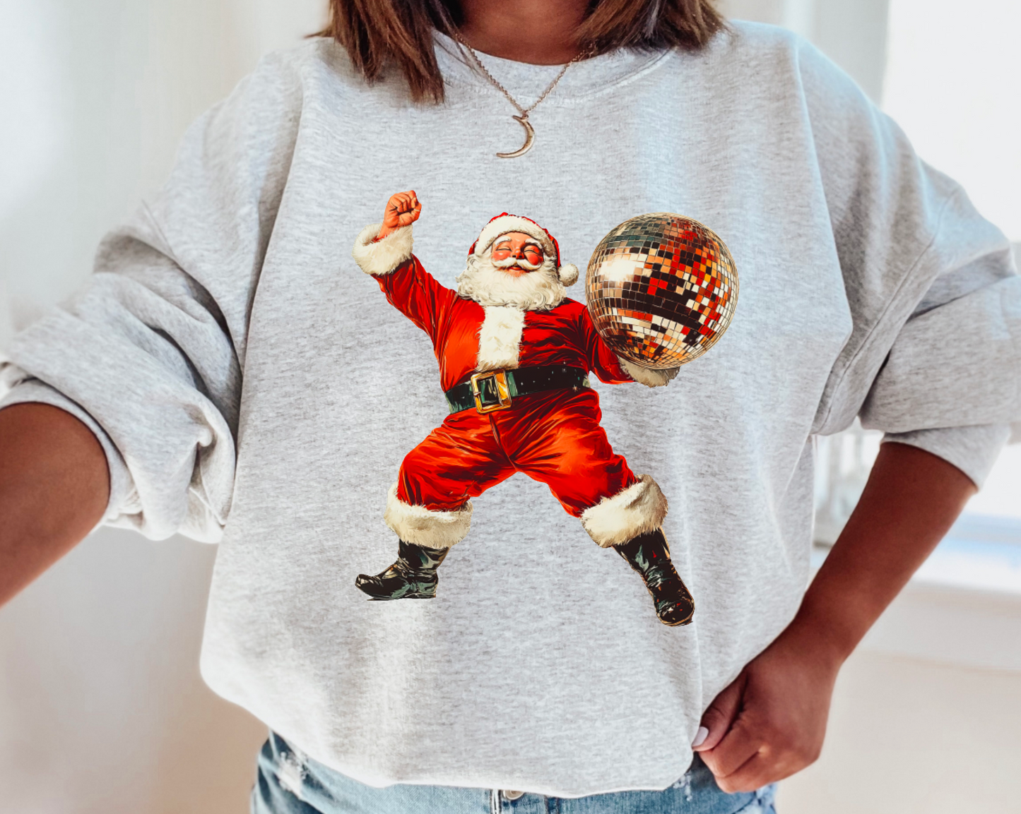Santa’s Got Style Crewneck Sweatshirt