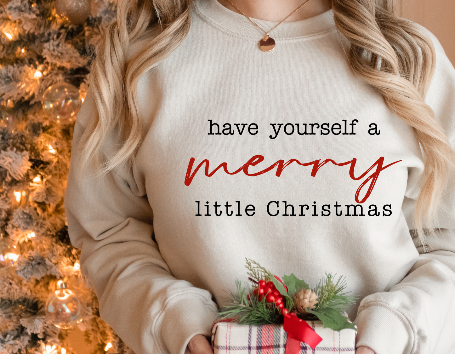 Minimal Merry Christmas Sweatshirt