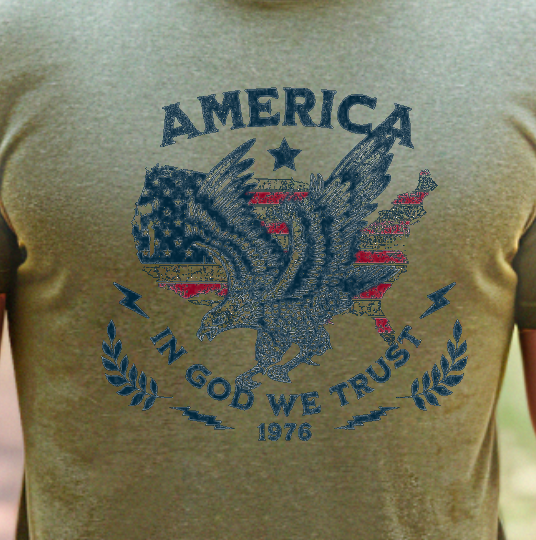 In God We Trust short sleeve
