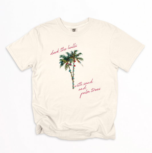 Palm Tree Christmas short sleeve