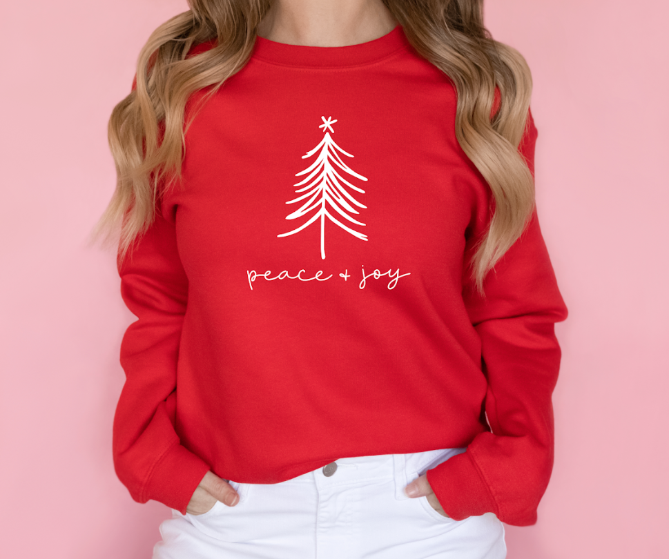 Peace + Joy Crewneck Sweatshirt