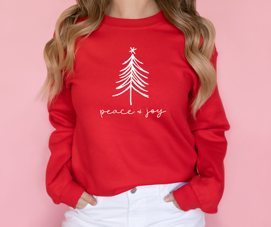 Peace + Joy Crewneck Sweatshirt